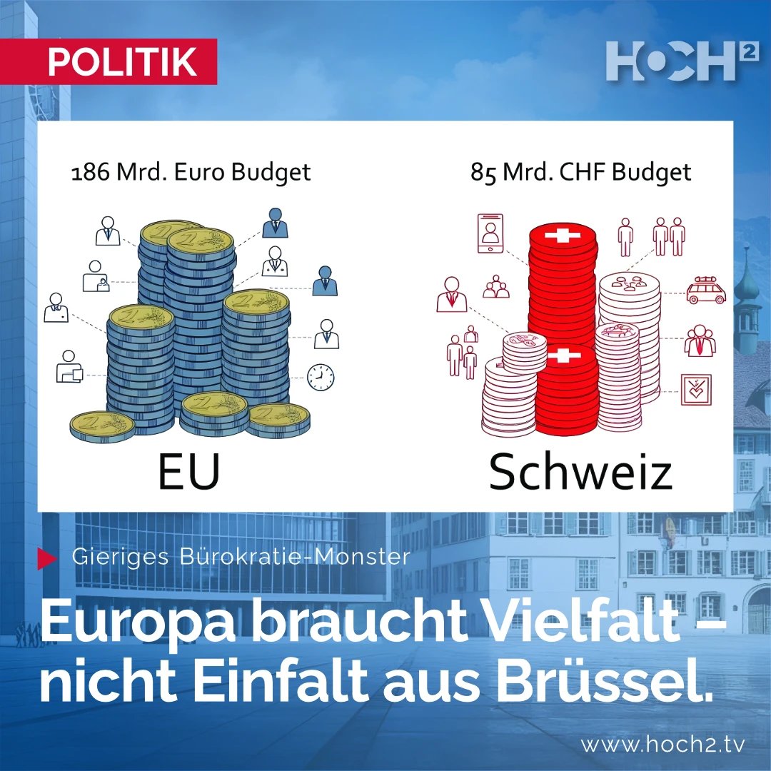 Das Brüsseler Kostenmonster: EU verschlingt Milliarden – doch wo bleibt der Nutzen für die Bürger?

Hier der neuste Kommentar von Patrick Jetzer:
hoch2.tv/beitrag/das-br…

#freiheit #eu #schuldenfalle #selbstbestimmung #patrickjetzer #aufrecht #kostenmonster