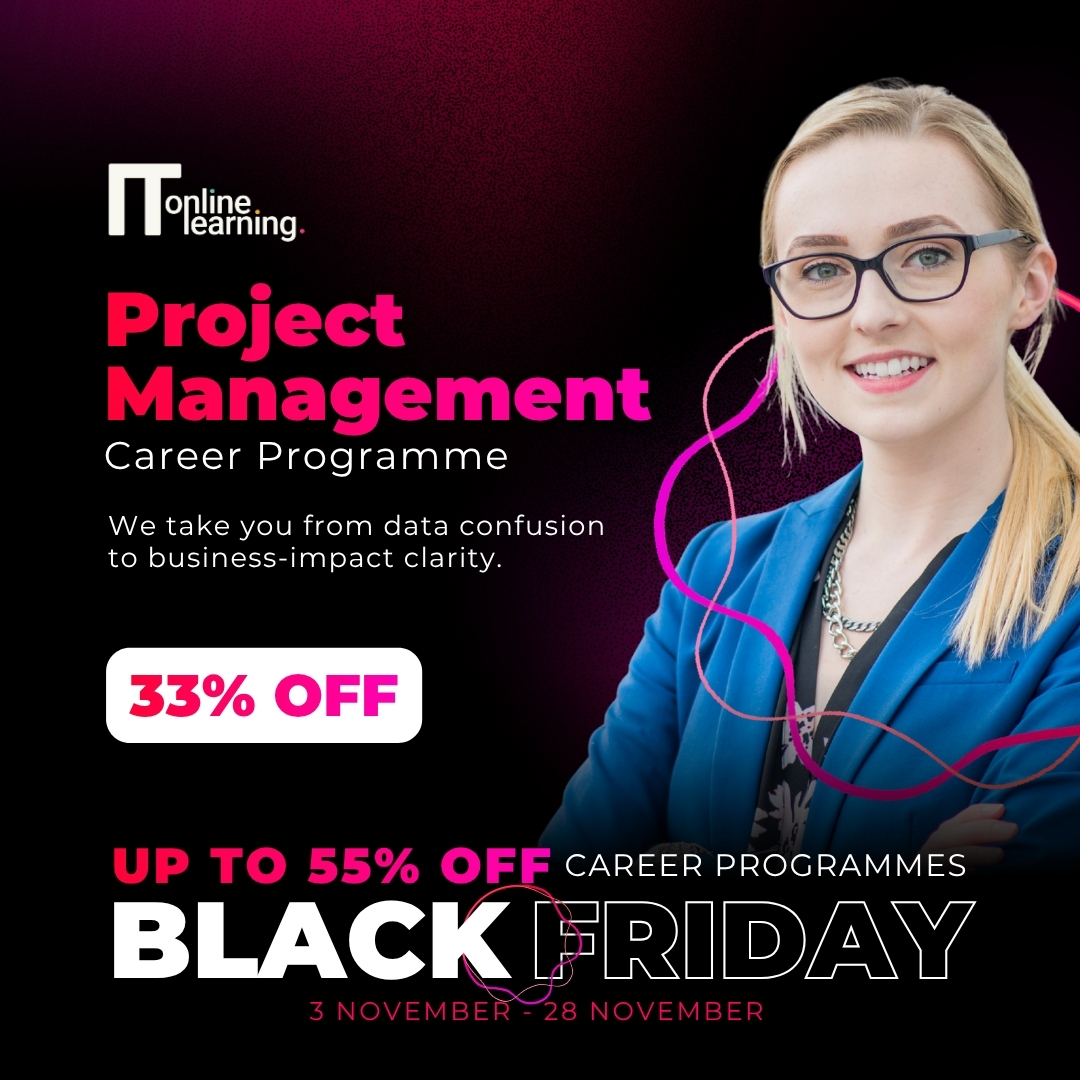 IT_PM_Training's tweet image. We guide you through it and help you stay on track.

You’re not doing this alone, and we make sure you never have to.

Enrol Today: lnkd.in/dpft9nny

#ITonlinelearning #BlackFriday #ProfessionalDevelopment #StayOnTrack #WeGuideYou #CareerProgress