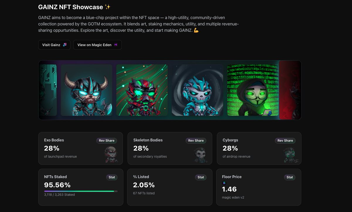 The <a href="/GotmLabz/">GOTM Labz</a> new website just dropped, making "DYOR" that much easier w/

- All featured solutions
- Live Gainz/$GOTM statistics
- Tokenomics
- Updated roadmap (November should be interesting 👀)

BUT that's not all! Make sure to read all the details .. There may or may not be