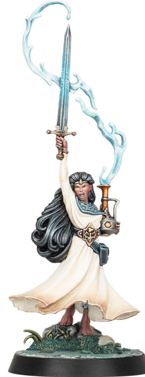 EaterOfBrushes's tweet image. The last of the heroes for Warhammer quest deepwater has been announced 

This model is gorgeous! 

Cannot wait to get hold of the set !

Also for you old world fans, you could probably proxy this for a maiden.

I know you guys have a foot fetish