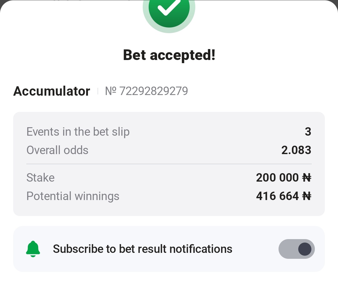 wfokey's tweet image. 2 Odds 

Code 👉 BYDK1

Not on Afropari register here 👉  afro-pari.cc/4q0h4pM

Promo code 👉 TOXICPUNTER 

Enjoy 300% welcome bonus once you get registered on #AfroPari