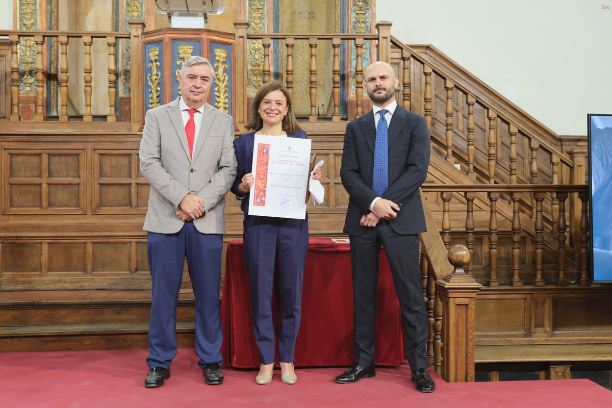 La UAH rindió homenaje a la excelencia investigadora femenina en los Premios Doctora de Alcalá, reconociendo la labor científica de estas 4 mujeres brillantes:

Marta Ruiz Ortega
Mª Luz Sánchez Silva
Natalia Fabra Portela
Rut Martínez Borda

¡Enhorabuena!

ow.ly/rplP50XlNYE