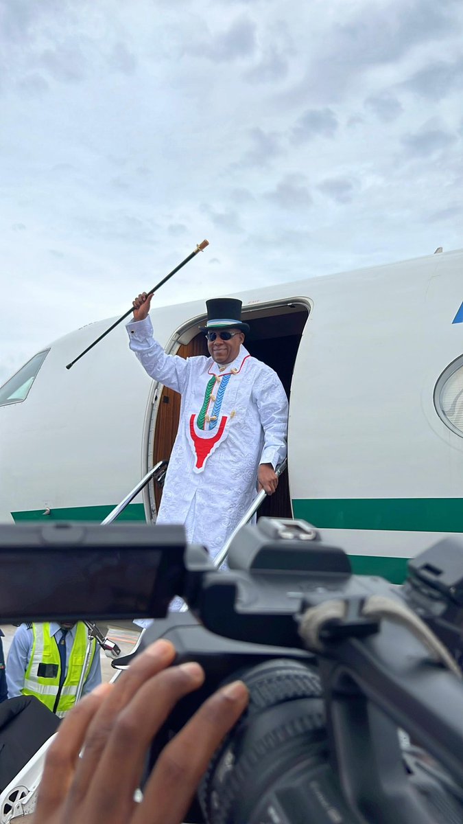 I joined leaders of our great party in welcoming President Bola Ahmed Tinubu GCFR at the Bayelsa International Airport Yenagoa, ably represented by Vice President Kashim Shettima GCON, together with our National Chairman; Prof. Nentawe Yilwatda, for the formal defection of the