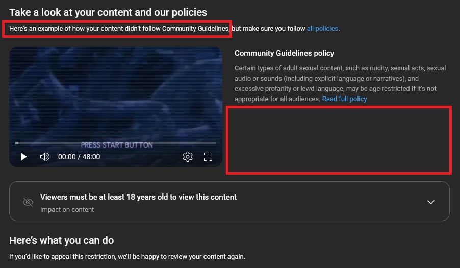 Hi <a href="/TeamYouTube/">TeamYouTube</a> <a href="/YouTube/">YouTube</a> <a href="/YouTubeCreators/">YouTube Creators</a>.

Not even my secondary channels are safe. Latest video got demonetized with zero specifics given.

Trying to tap back into the creator space, but your platform convinces me I should stay retired.

Vid In Question: youtu.be/baKpc-r2a3A?si…