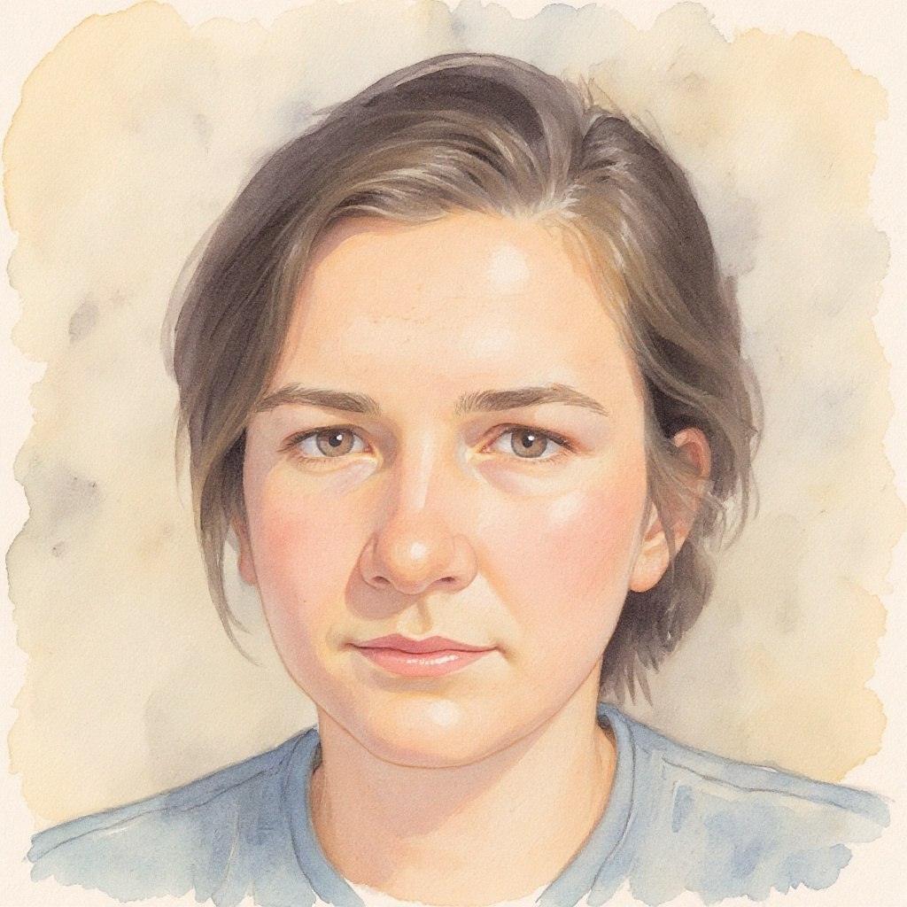 I’ve been playing with ai, trying to transform my selfies into different styles. And that’s how it thinks my female version would look: