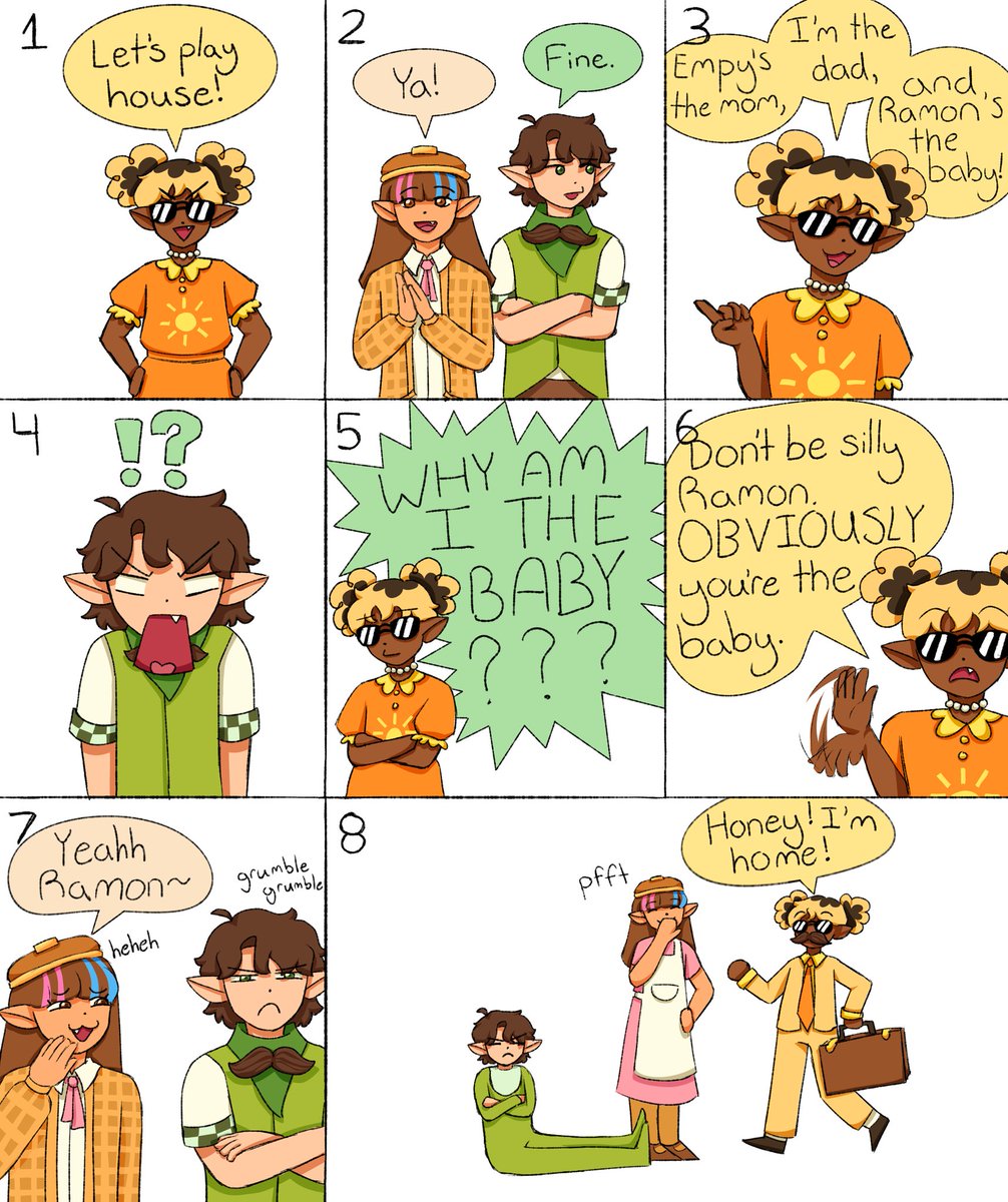 Sunny, Empanada, and Ramon comic!!

It was fun to draw these 3 again :D