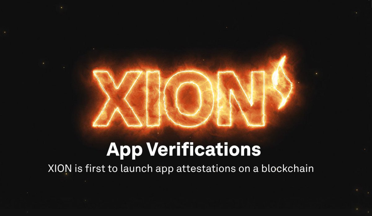 xion_vn's tweet photo. Lần đầu tiên nữa của XION.

Hôm nay, chúng tôi đã ra mắt App Verifications, ứng dụng đầu tiên triển khai chứng thực ứng dụng trên blockchain.

Trước đây, dữ liệu ứng dụng từ hệ sinh thái Apple và Google không thể được xác minh trên chuỗi.

XION viết lại chiến thuật đó ngày hôm nay 👇