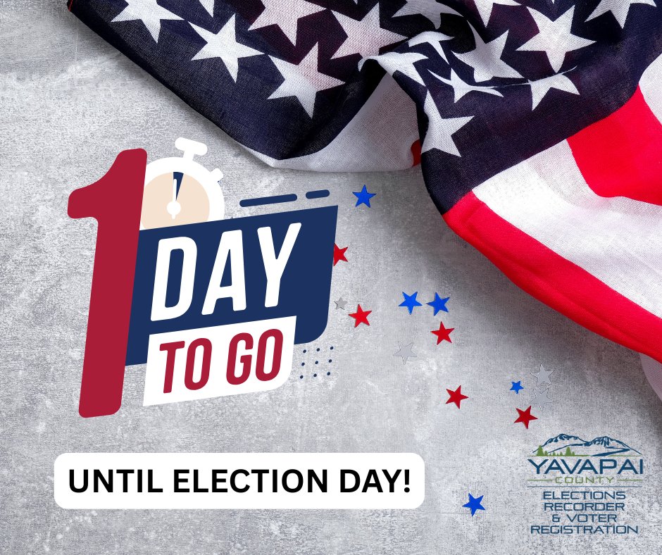 YavapaiRecorder's tweet image. You have until 7pm on Tuesday, November 4th to return your ballot.