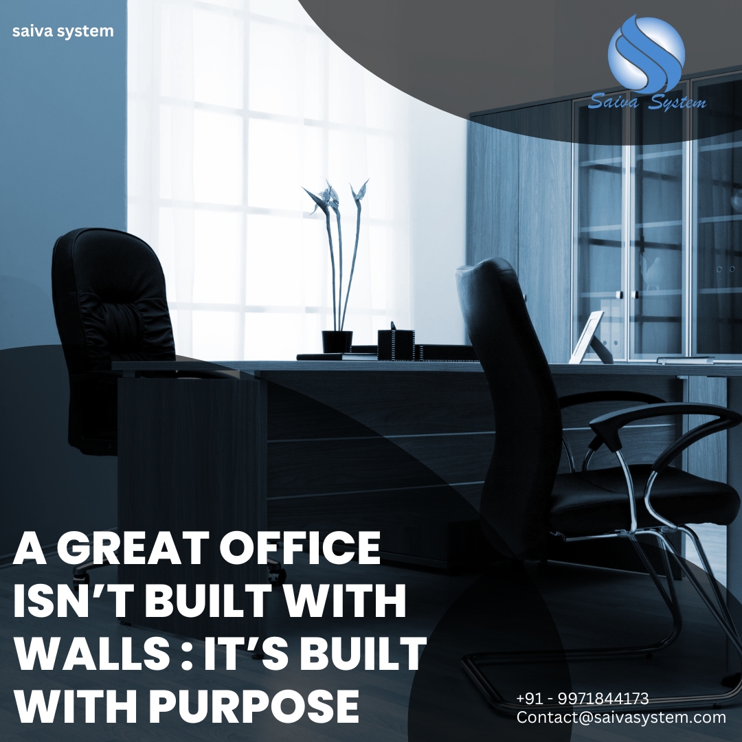 saivasystem's tweet image. A great office isn’t just about walls and furniture — it’s about vision, creativity, and collaboration. Build your workspace with purpose, and success will follow. 💼

#SaivaSystem #OfficeDesign #WorkplaceInspiration #ModernOffice #OfficeInteriors #WorkspaceGoals #BusinessGrowth
