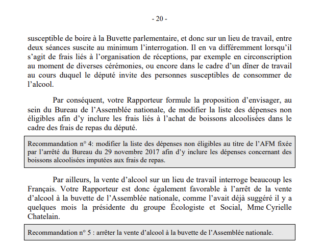 Plus d'alcool au Palais Bourbon ? Dans son rapport sur les crédits de la mission "Pouvoirs publics", le député <a href="/EmmDuplessy/">Emmanuel Duplessy</a> recommande d'"arrêter la vente d’alcool à la buvette de l’Assemblée nationale" #DirectAN #PLF2026 assemblee-nationale.fr/dyn/contenu/vi…