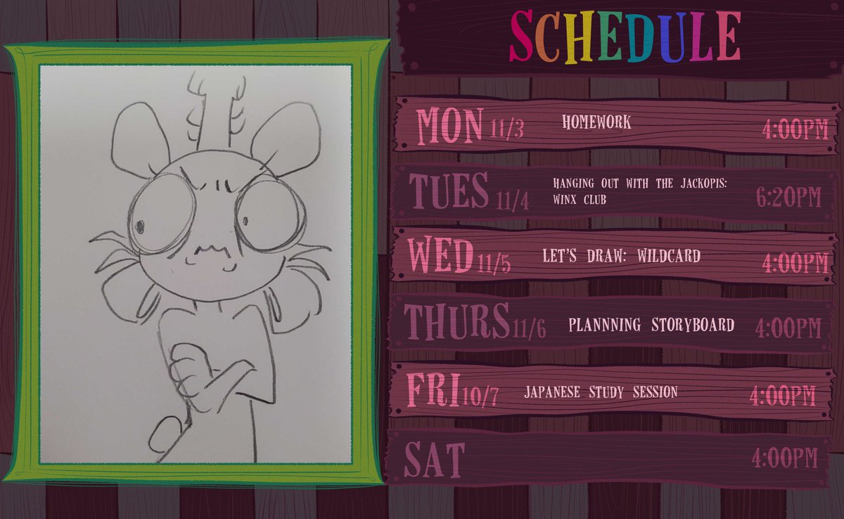 BunBunnMcgee's tweet photo. Heyabun! Here's this schedule!
Fanname: #Jackopi
Fanart: #DrawDaBun
NSFW: #Fuckitbunbun
Funnies: #BunMcStoopid
Gifts: https://t.co/TtZX6ey94g
Discord: https://t.co/Do9TSrY1zu https://t.co/mTmDfIvTvA