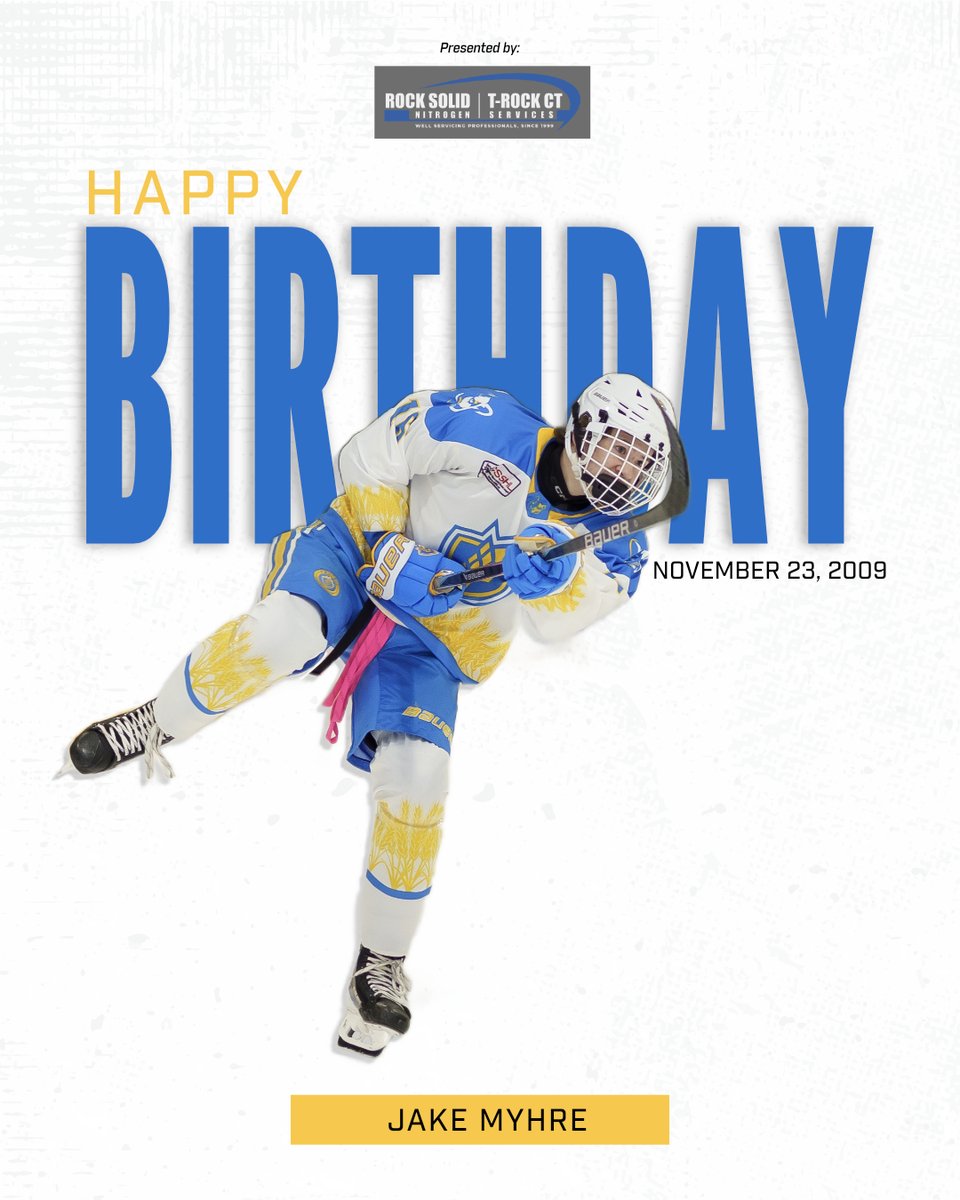 prairie_hockey's tweet photo. Happy Birthday Jake! 🎉🎂
We hope you have a great day!
Presented by Rock Solid Nitrogen
https://t.co/nevpcsN9PI
#PrairiePower https://t.co/oFrhHmuamc