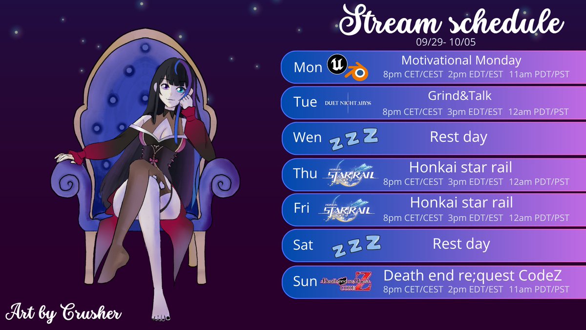 AyaZyndoulain's tweet image. Today we continue to work on our #anime #hacknslay in #ue5 .
Tomorrow i welcome you to Grind &amp;amp; Talk . A format were we grind in DNA and doing a just chatting while doing so.
Thursday and Friday we continue in asphoreus and finally for sunday we go back into the strain areas.