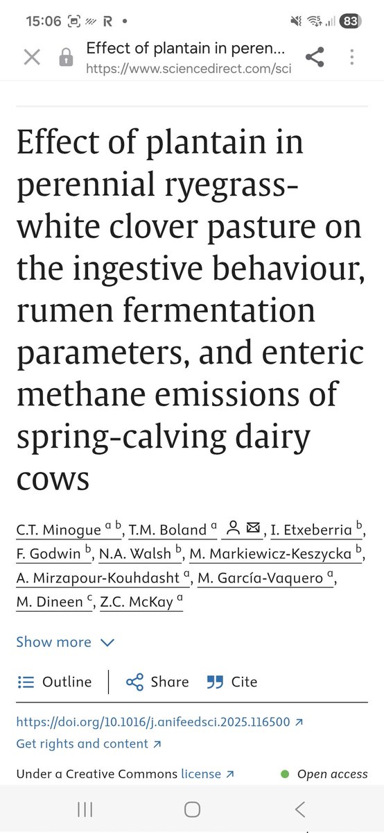 Near 10% methane reduction, over 90% nitrate loss reduction, increased forage production...wonder when plantain will catch on??
<a href="/cian_minogue/">Cian Minogue</a> 
If this was white clover our knickers would be well n truly twisted!
<a href="/teagasc/">Teagasc</a>