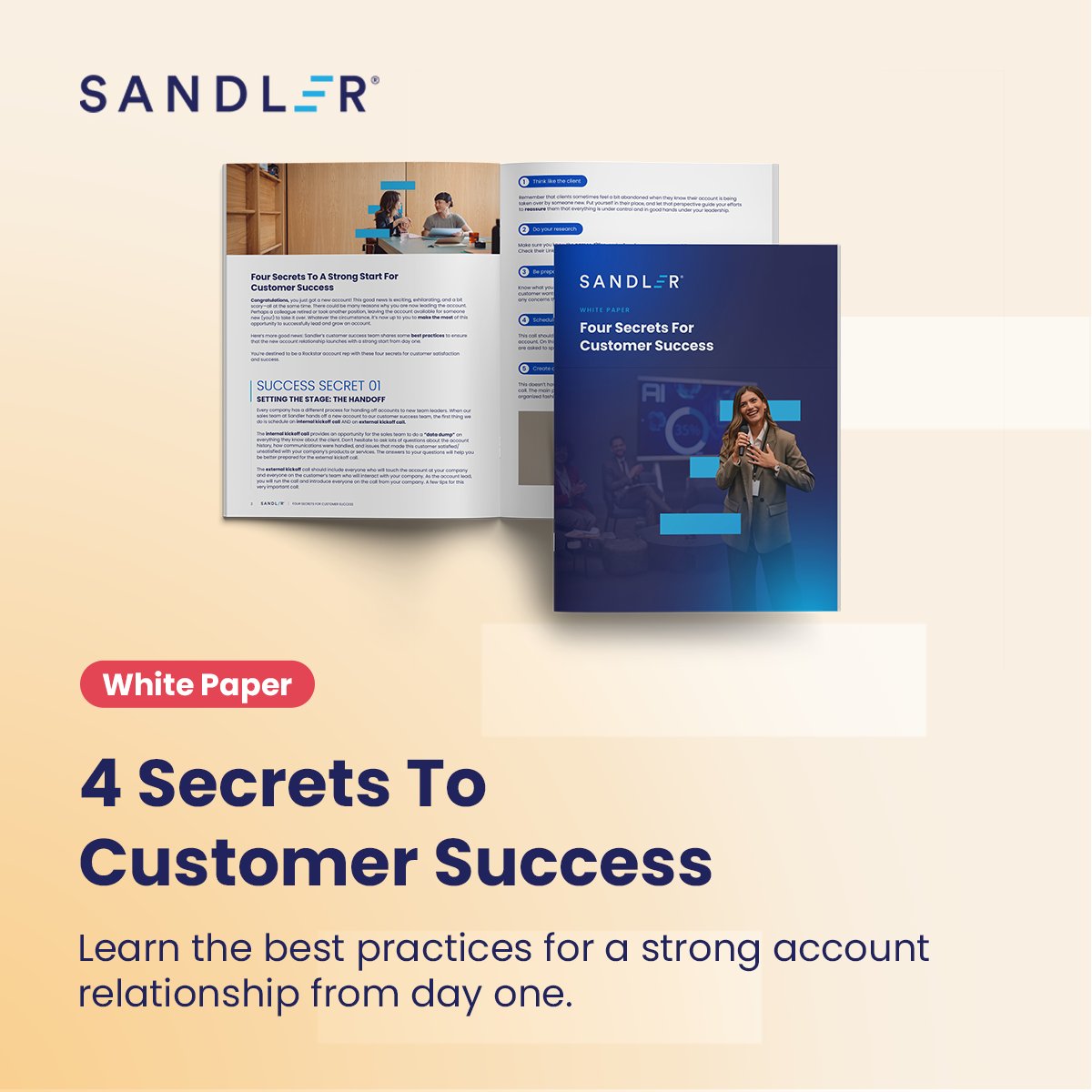 You’ve landed the account—now the real work begins. 💼

Turn new wins into long-term partnerships with proven strategies to build trust, strengthen relationships, and grow accounts from day one.

🔎 Discover how: info.sandler.com/four-secrets-f…

#CustomerSuccess #CustomerRetention