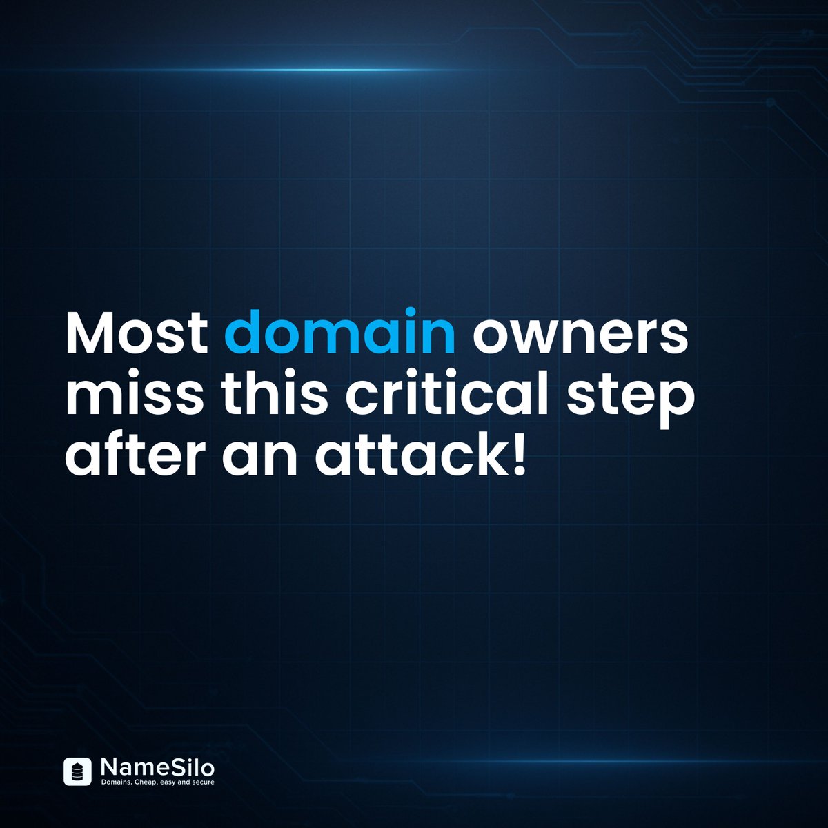 namesilo's tweet image. ⚠️ After a phishing or hijack attempt, preserving evidence is your first line of defense. DNS records, SSL logs, email headers, every detail counts. 🔍

Follow the full forensic steps to secure your domain 👉 buff.ly/oWxalN6 

#DomainSecurity #CyberSafety