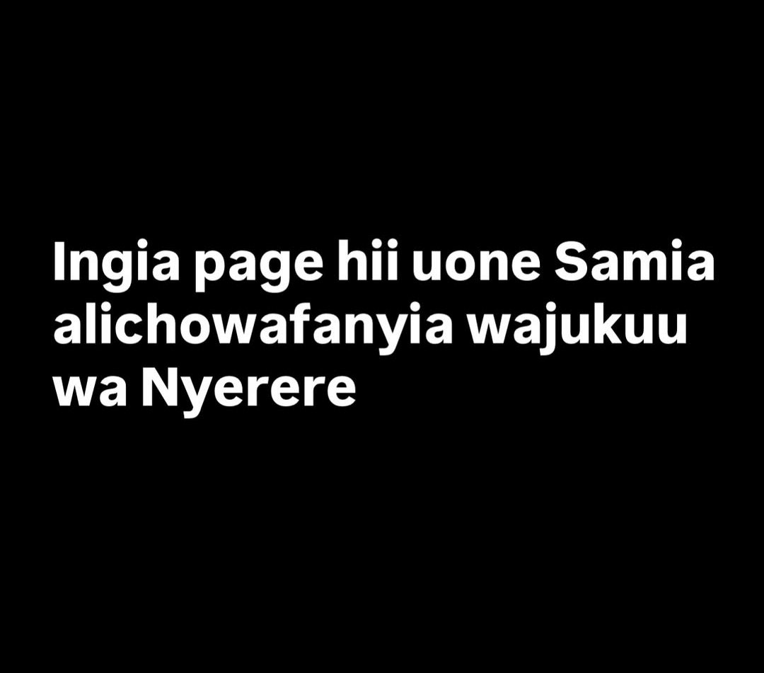 Sativa255's tweet image. Rekodi zitabaki mtandaoni milele. Mauaji aliyofanya GIZANI yapo NURUNI.

Nenda instagram kacheki mauaji aliyofanya SAMIA. Zaidi ya Watanganyika ELFU TATU wameuliwa ili awe RAISI.

Cheki kumda huu @/samia_muuaji @/samia_muuaji

REPOST 500

TUTAKUWEPO🫵😎