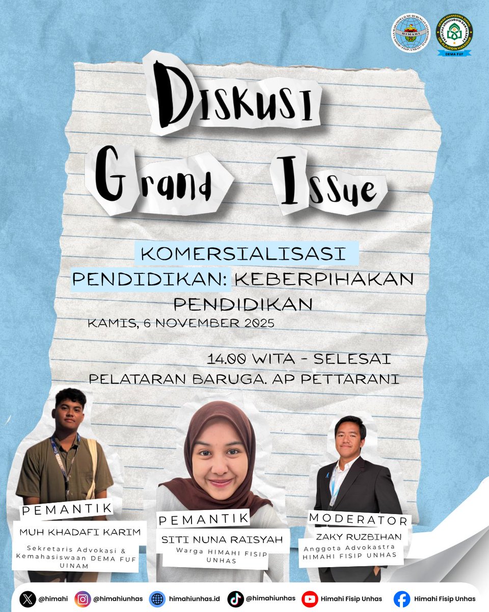 HIMAHI FISIP UNHAS tweet media