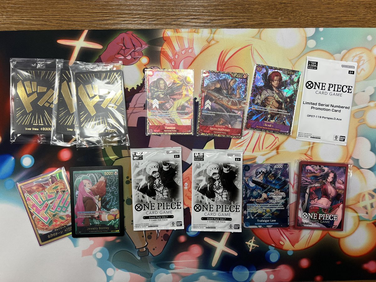 SecretLocalsTCG's tweet image. SSL Warsaw One Piece Regional and Treasure Cup recap!
10 representatives

Regional
- 2x Top8 (@M4MPF, @karbonUP)
- 2x Top16 (@MaurizioIntini, @lol_dg_)
- 2x Top64 (@TrickTugi, @CaojoJoestar)

Treasure Cup
- 1x CHAMPION 👑 (@NghiemTCG)
- 1x Top8 (@M4MPF)
- 2x Top16

Decks below ⬇️