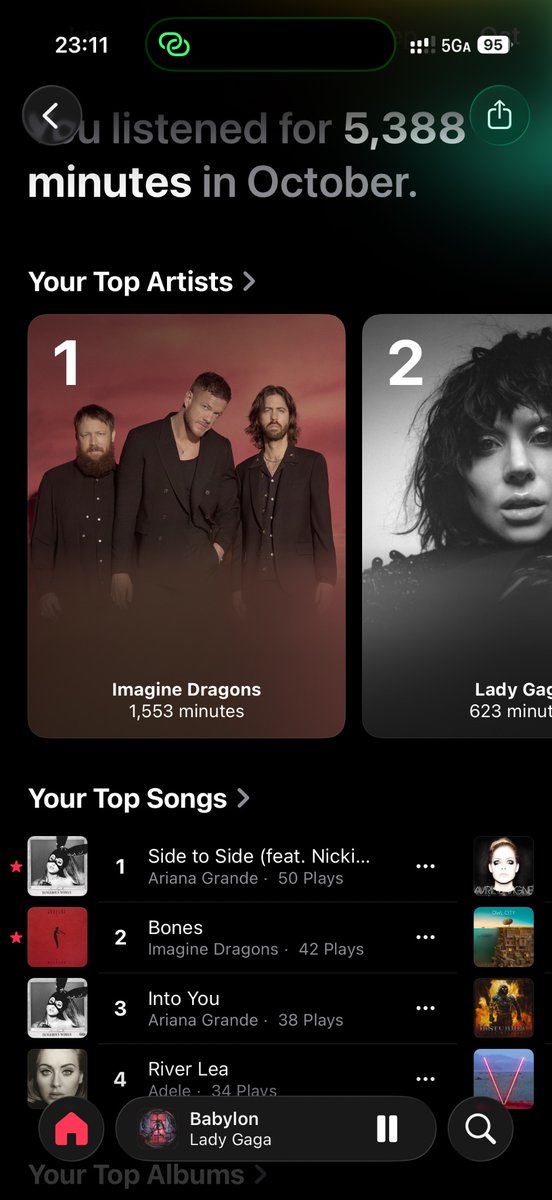 Apple Music replay October