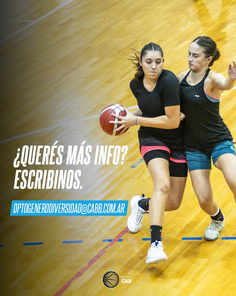 De la mano del Departamento de Diversidad, Equidad e Inclusión, aprendé cómo hacer de tu club un espacio más justo y seguro 🏀

Promovamos un deporte donde todos los chicos y chicas puedan crecer sanos y libres de violencia ✨

📩 dptogenerodiversidad@cabb.com.ar