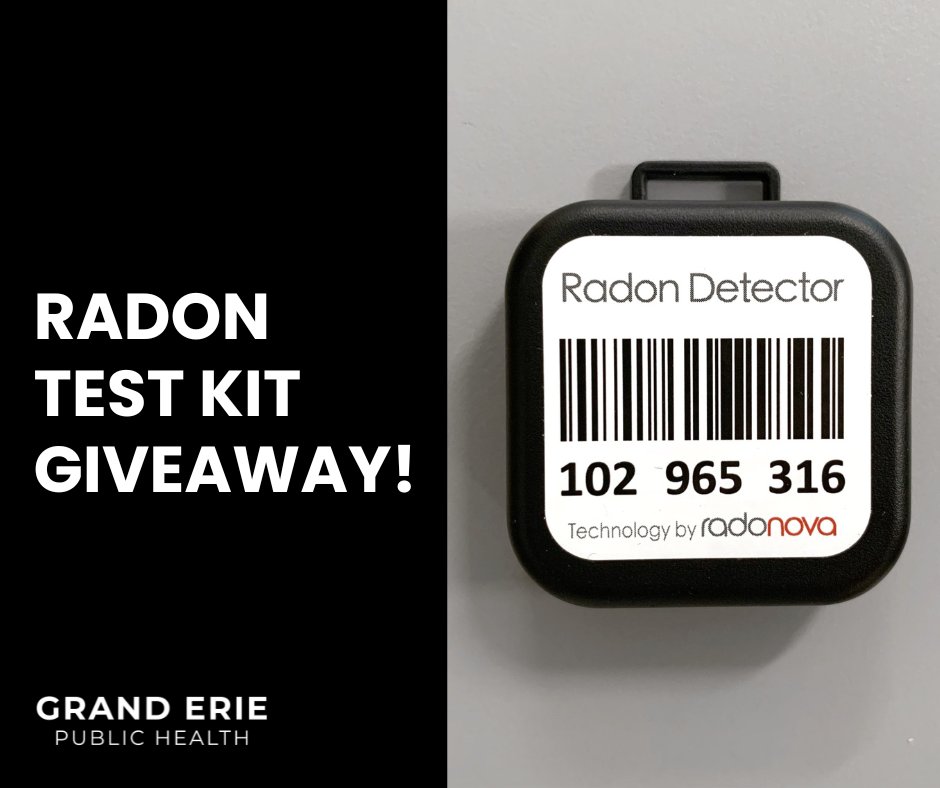 November is Radon Action Month and GEPH is giving away a radon test kit to one lucky winner to test their home for radon gas! To enter for your chance to win, visit the link below. You have until November 28. Good luck!

bit.ly/4oQbSna