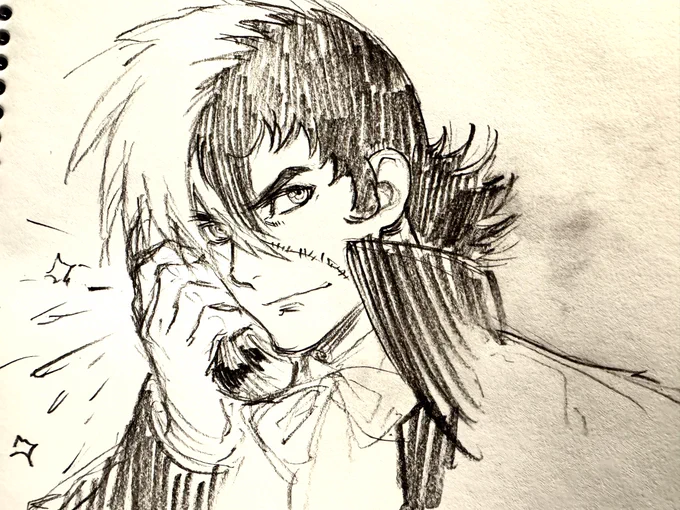#1日1ラクガキ
日をまたいでしまいましたが、 #手塚治虫 先生の誕生日でした
どの作品描くか迷ったけど‥‥んー、ブラックジャック好きだ
悪い顔してる時が一番好きかも 