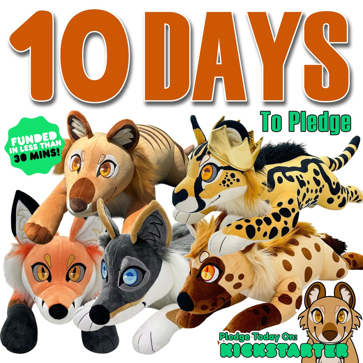 BuildAFur's tweet image. Only 10 Days Left to back our Cuddle Critters Kickstarter!!! 
kickstarter.com/projects/corgi…

#plushies #kickstarter #cuddlecritters #furry #furryplushies #furryfandom #plushiesoftwitter