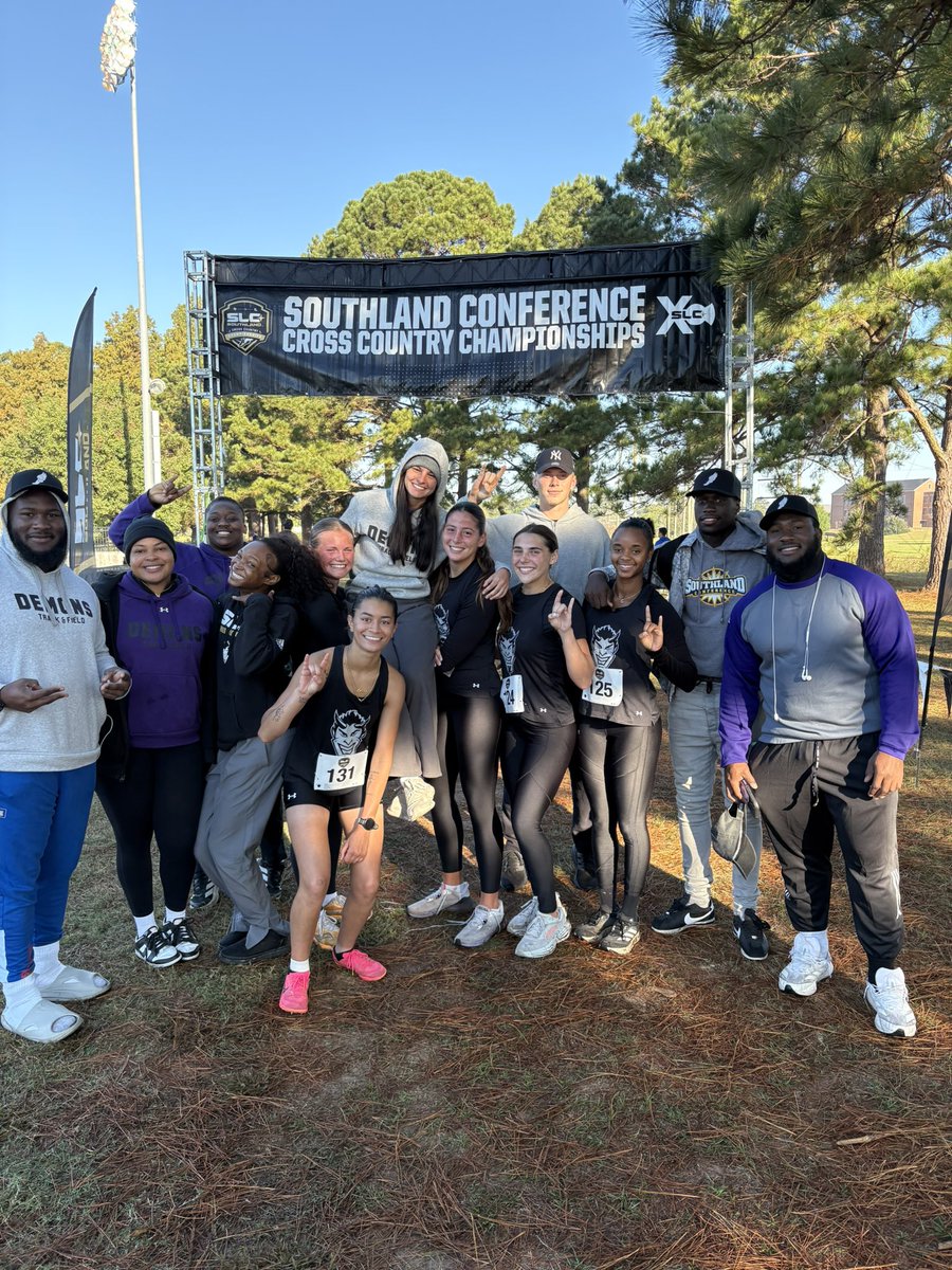 HHP students &amp; faculty assisted with the Southland Conference Cross Country Championships on Friday, engaging in sporting event management field-experience. @southlandsports