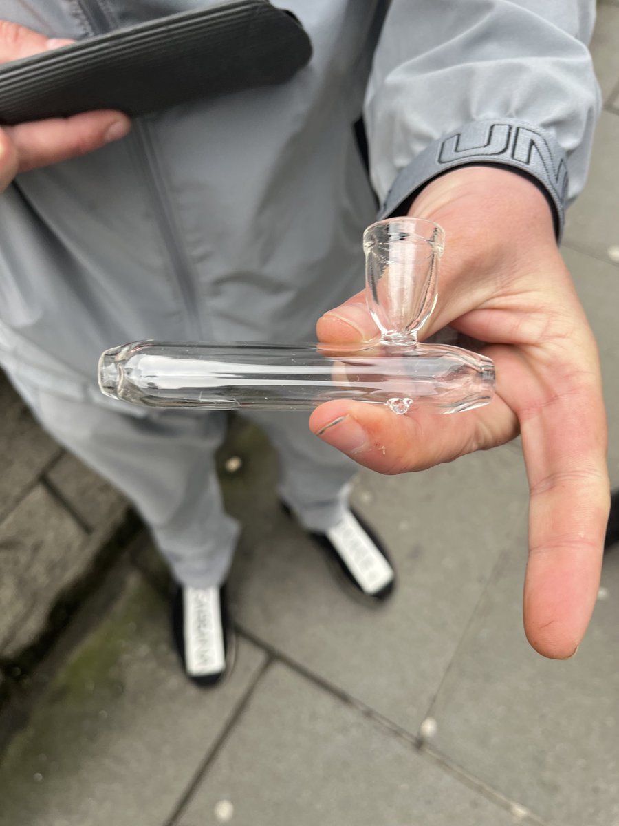 Dublin drug clinic now giving out clean crack pipes to users, presumably to help prevent infections from spreading.
