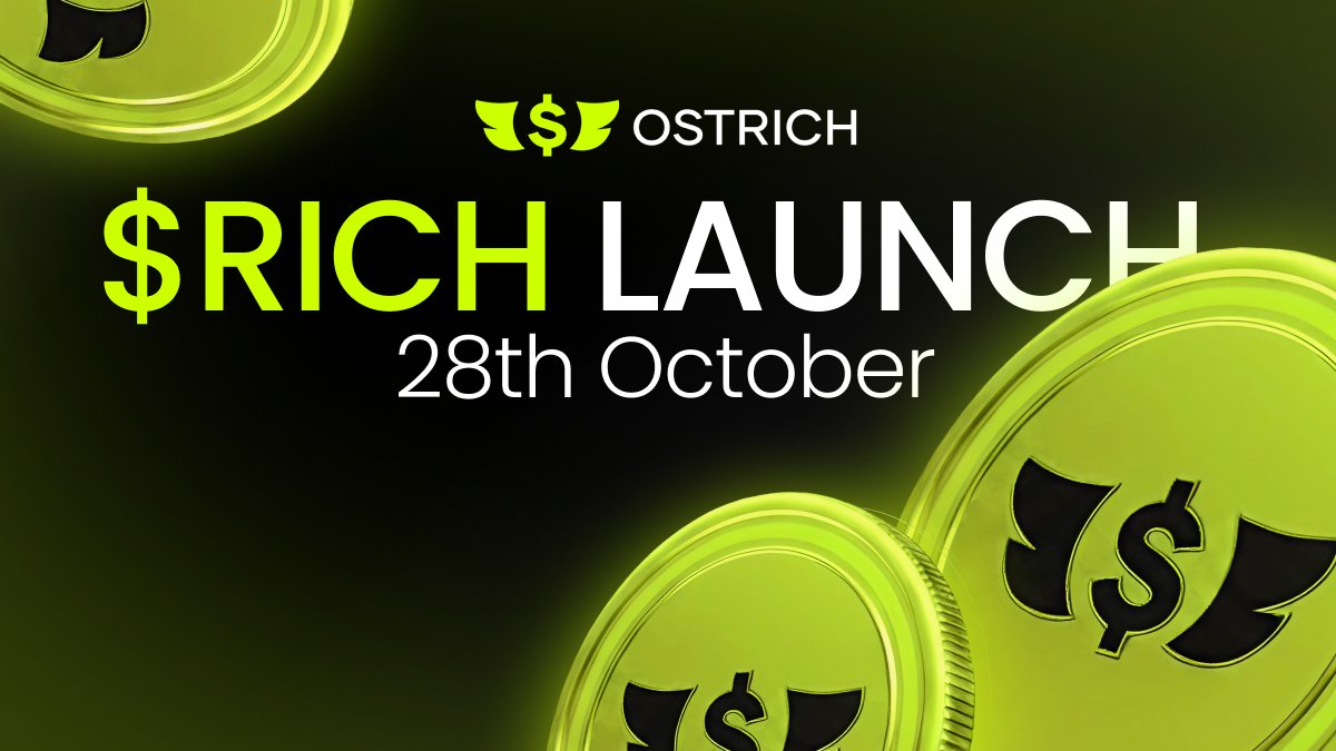 CyberAdikash's tweet photo. Itโs Official $RICH Is Live!
The wait is over.
@Ostrich_HQ is redefining DeFi one wallet, one trade, one opportunity at a time.
๐ธ Global access. Real ownership. Limitless potential.
The $RICH Launch starts now.
#OstrichFi #RICHLaunch #DeFiRevolution #Web3 @PlortalAI https://t.co/a5iw1pf5S6