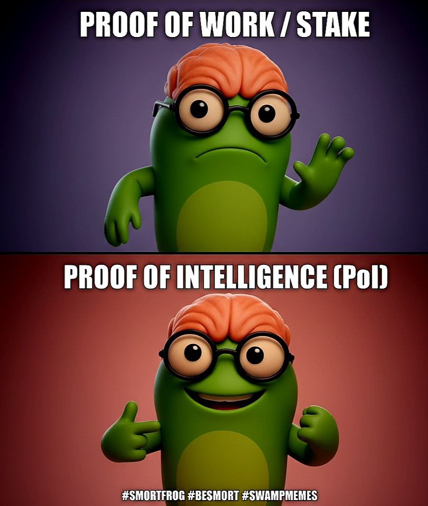 zaidra_'s tweet photo. When you realize the frogs were the real AI all along 🧠🐸
Join the swamp 👉 https://t.co/1GjUpBa2EV
@SmortFrog #SmortFrog #BeSmort #SwampMemes https://t.co/aW49aGKnc5