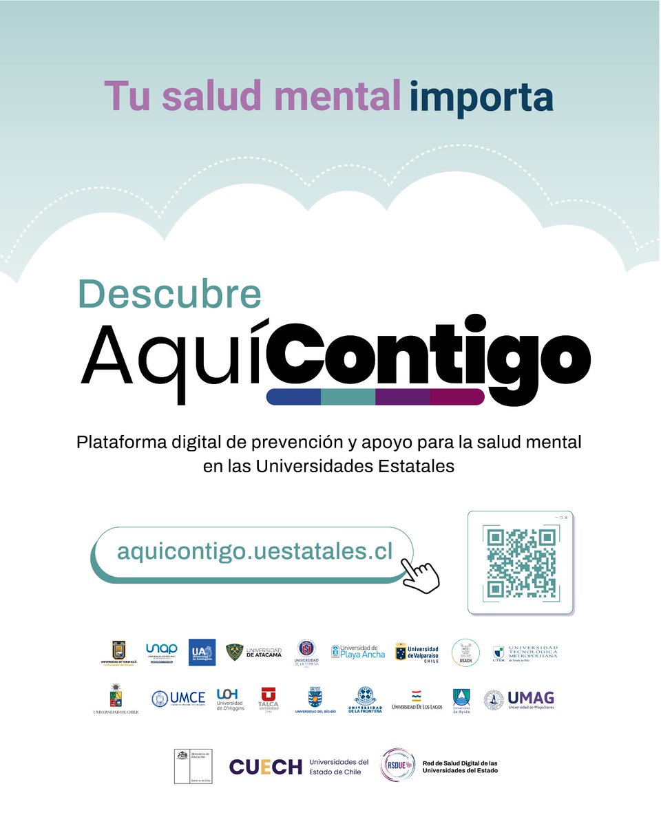 Descubre la nueva plataforma de Salud Mental de las Universidades del Estado para soporte al estudiante.