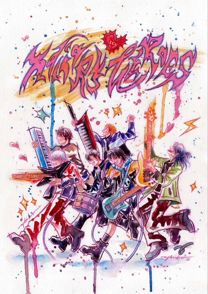 aydanimza's tweet image. ICU 🚑🎸💥

#xdinaryheroes #xdinaryheroesfanart