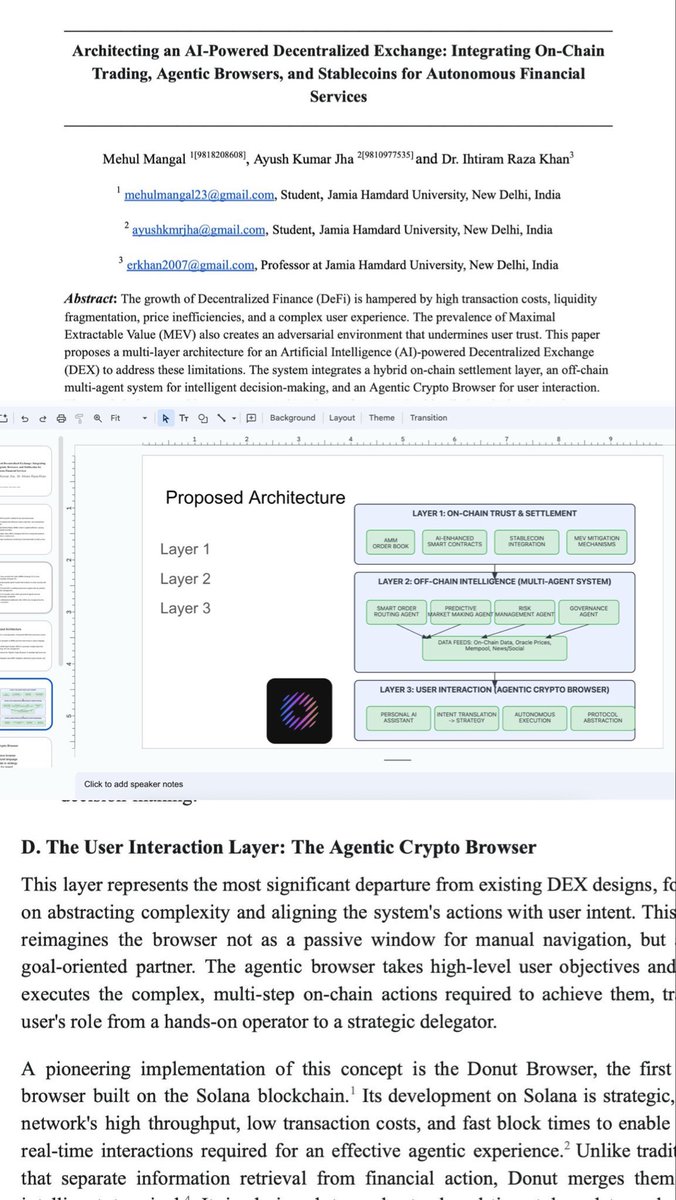 Ayushjhax's tweet image. A few weeks ago, when I explained how the agentic browser works, all of my professors were extremely interested.

Checkout one of my blog on Donut medium.com/@ayushkmrjha/w…