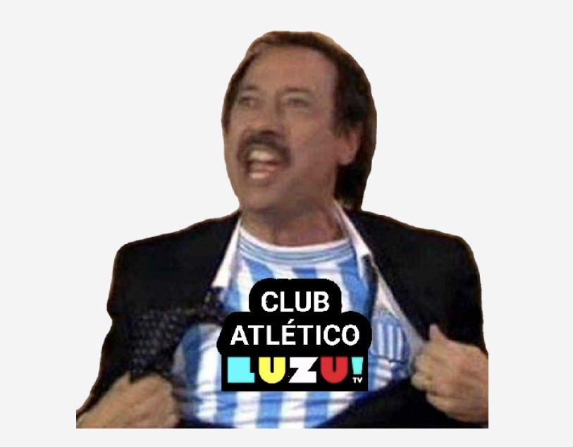 LuzutvPeru25's tweet photo. En conclusión, siempre seremos este sticker 💙
Club Atlético Luzu ❤️
#nadiedicenada #LuzuTv https://t.co/EP7QCJ9G7h