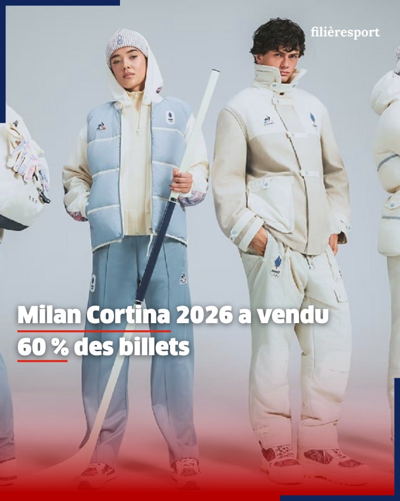 Milan Cortina 2026 a vendu 60 % des billets

À l’occasion des cent jours de l’ouverture des Jeux d’hiver, Andrea Varnier, le directeur général du comité d’organisation italien a fait le point sur la billetterie.
👉filieresport.com/les-actualites…
