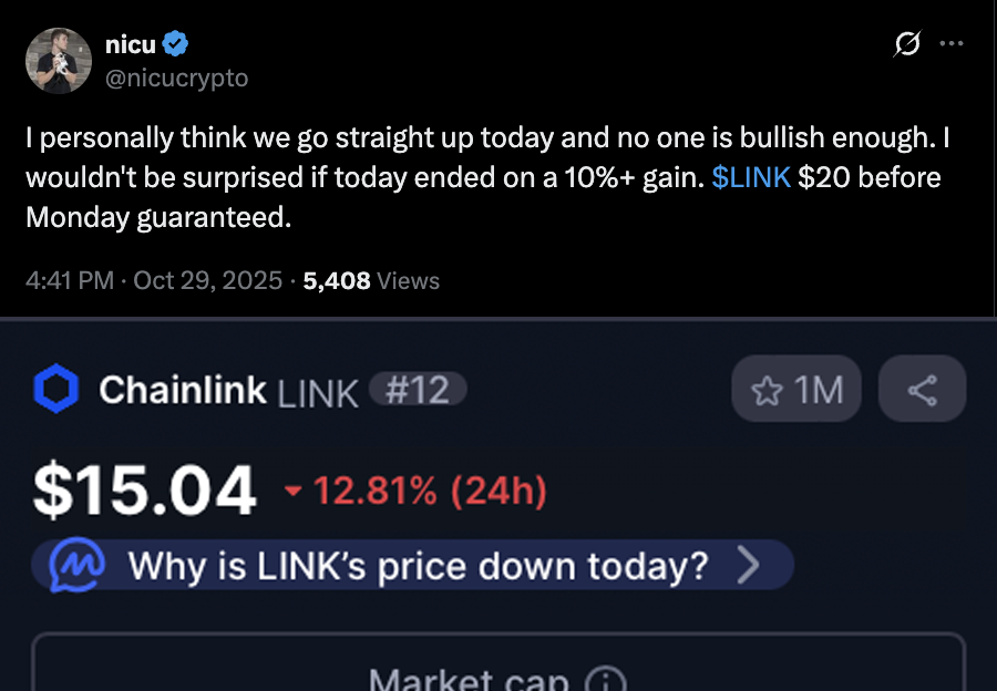ExposeChainLink's tweet image. Biggest idiot of the link marine scene.