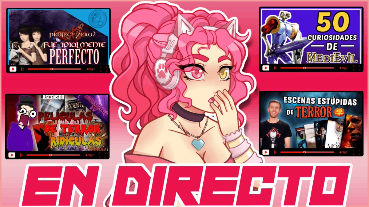 #MuyBuenasFamilia ¡HOY LUNES DE #PinkkuReacciona del Mes Especial Horror ! Estaremos reaccionando a:
🩷Video de @Aschlucard
🩷Video de <a href="/Shadshakia/">🎨Shad✍🏻💻</a> 
🩷Video de <a href="/Arkanfunkel/">ᴀʀᴋᴀɴꜰᴜɴᴋᴇʟ</a> 
🩷Escenas Estúpidas De Terror

¡Y MÁS!

❤️youtube.com/@lapinkkureacc…
💜twitch.tv/pinkkugaming