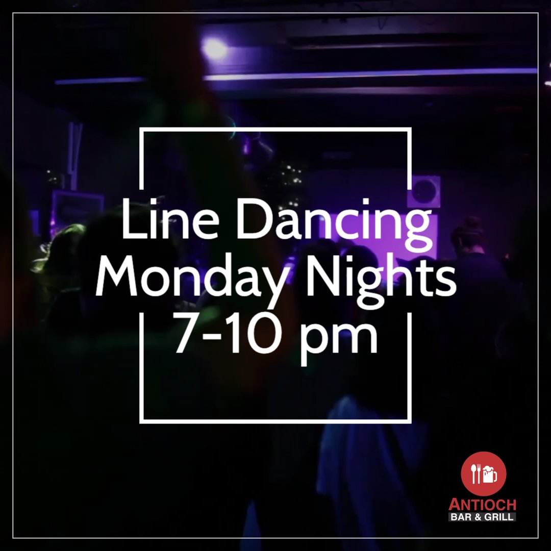 AntiochBargrill's tweet photo. Get your boots on and join us every Monday at 7pm for the ultimate Line Dancing experience! 💃🏻🕺🏻💃🏻 Let's groove to the rhythm and learn some killer moves at #LineDancingNight
https://t.co/mGznRlsQhY for more info! #DanceParty #MondayMotivation #FunTimes https://t.co/osQD7rnpIQ