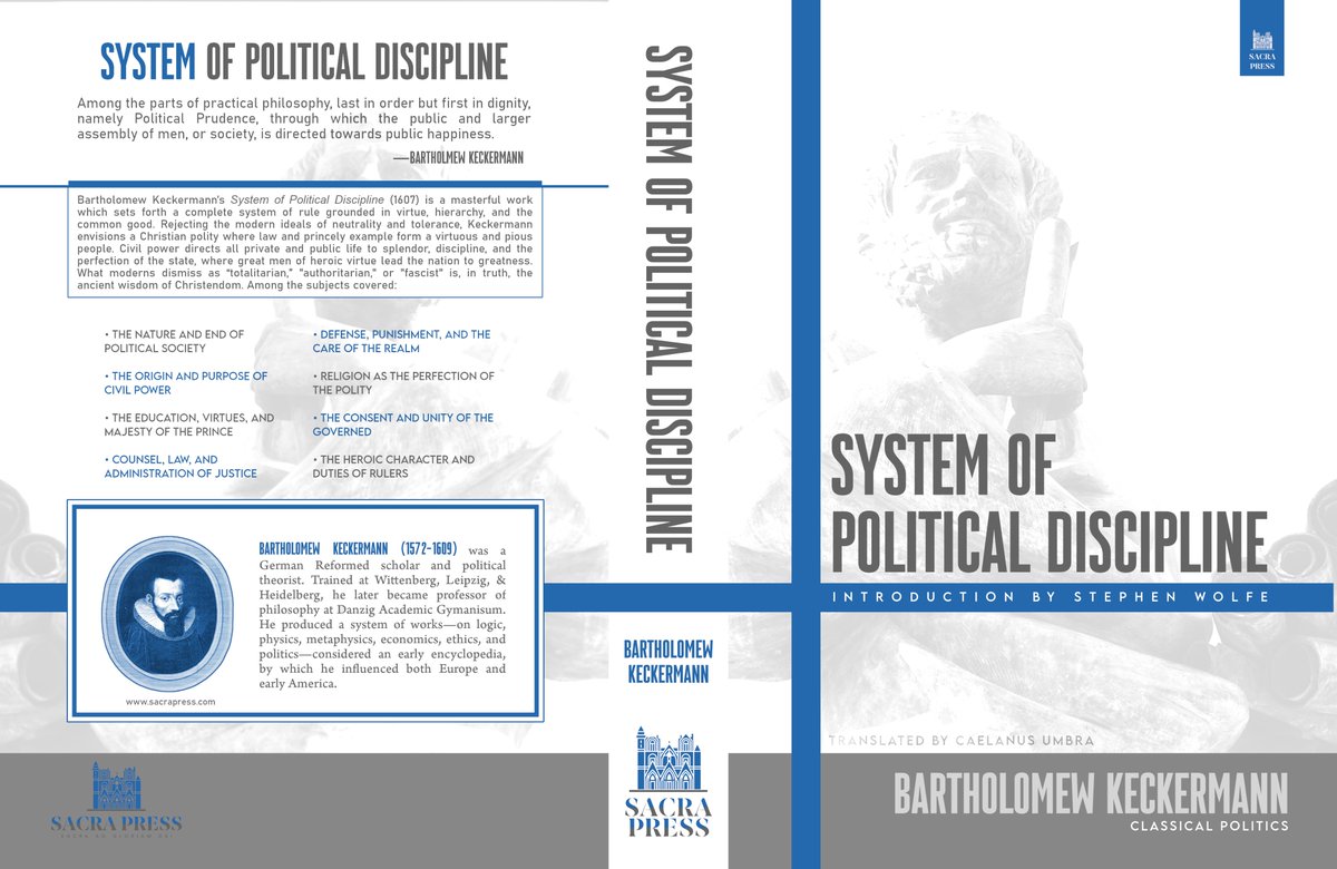 "This translation is thus part of a larger wager: that Protestantism can regain confidence in its capacity to speak about the world, not just the church; about the city, not just the soul."
—Caelanus Umbra, translator

Follow <a href="/SacraPress/">Sacra Press</a>. More announcements in days &amp; weeks ahead.