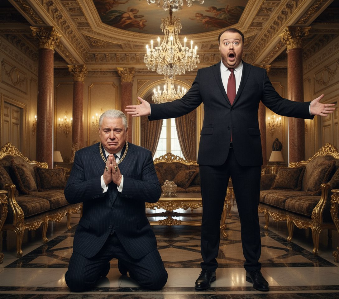 daniel_msk's tweet image. Я в доме у рекламодателя, которому я сделал 50% скидку на рекламу, потому что у него сейчас тяжелые времена.