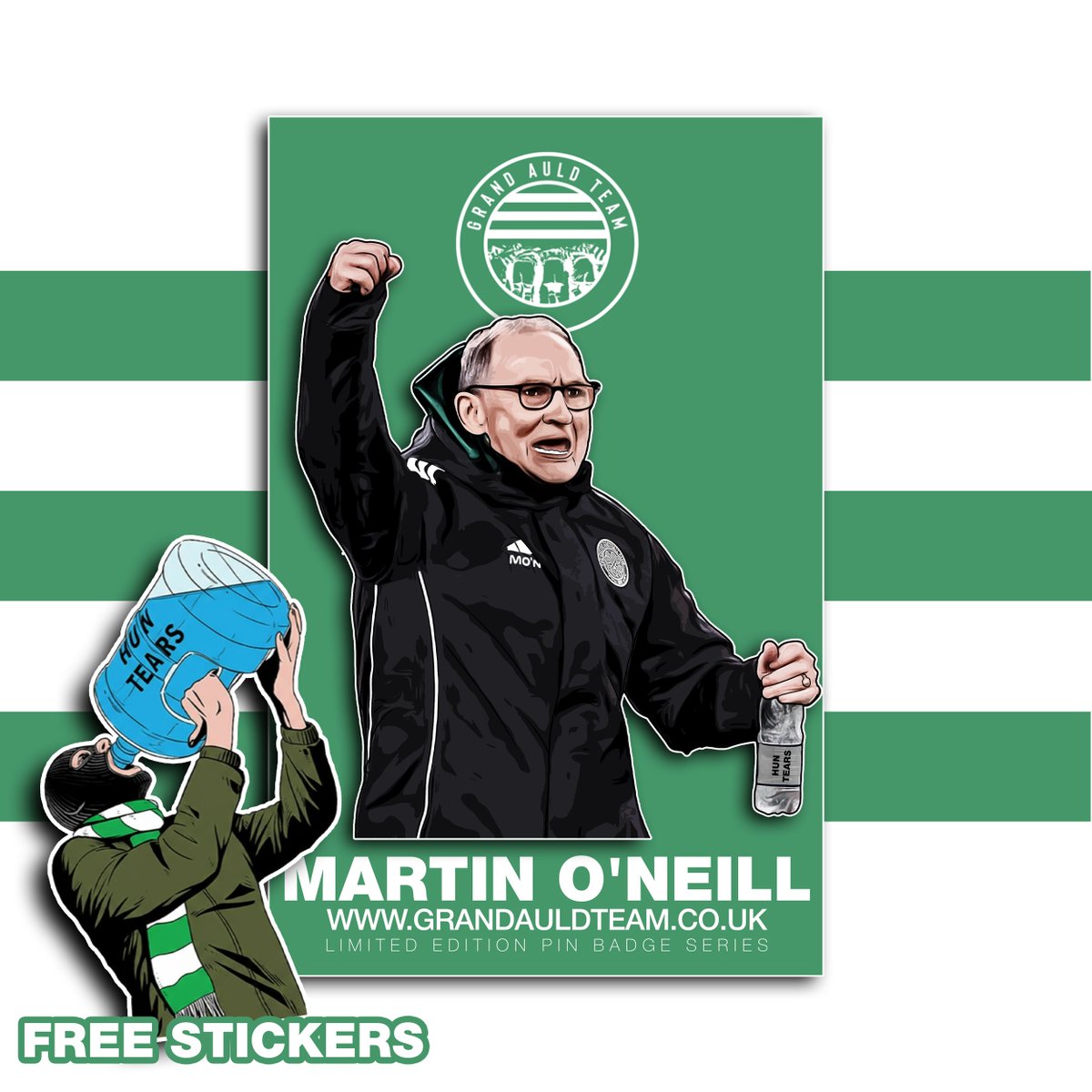 MARTIN O'NEILL, MARTIN O'NEILL, MARTIN O'NEILL 🎶

Martin O'Neill pin badge + free stickers available now ✊🍀

grandauldteam.co.uk

RTs are greatly appreciated👏
