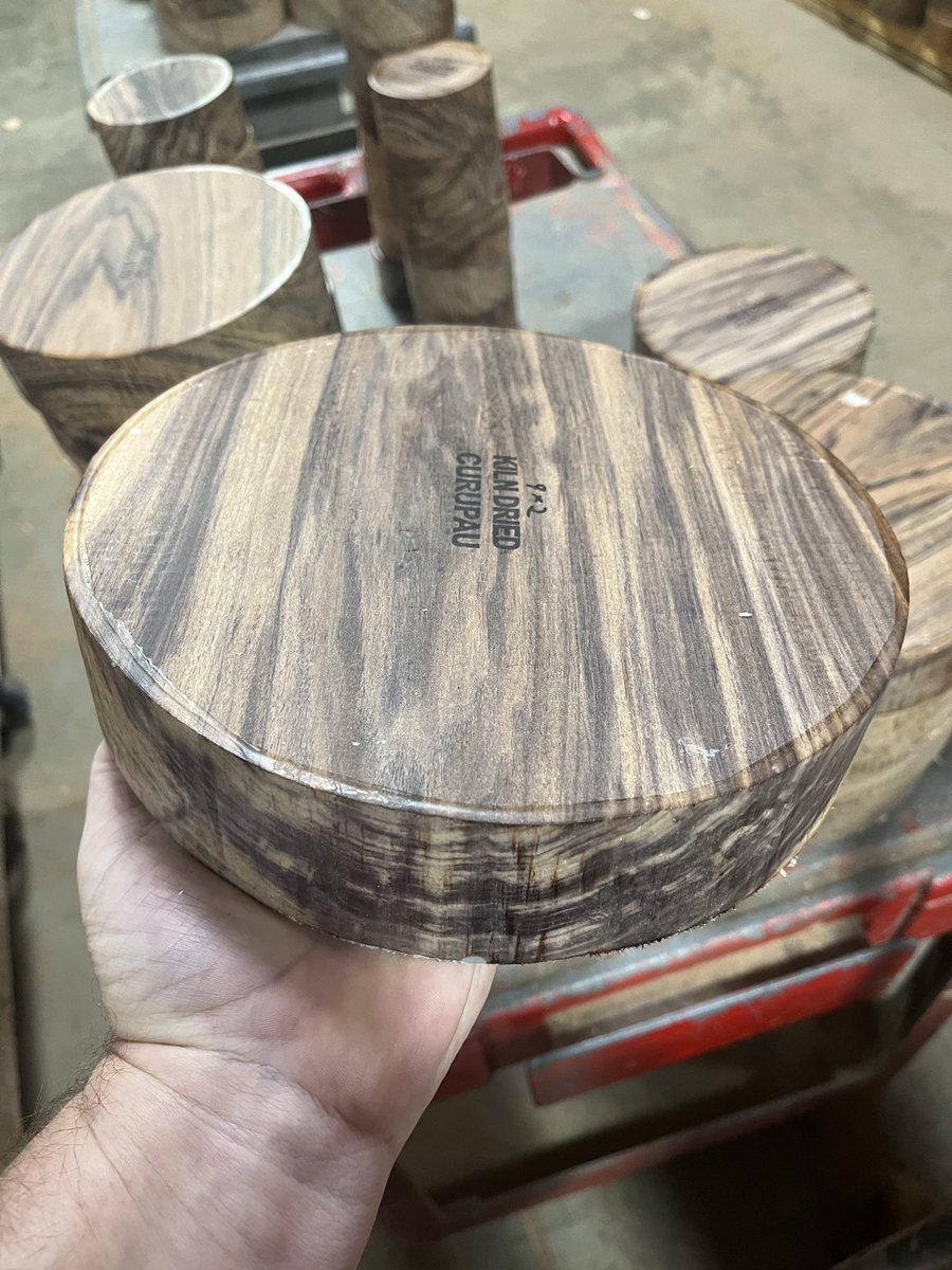 gotwoodLLC's tweet photo. Cut some stunning curupau blanks today.  These have some of the best coloring we have had in a while. A few pieces are also listed in the one of a kind blank section!  

https://t.co/94Y1glvG2I https://t.co/XPxkglvjUU
