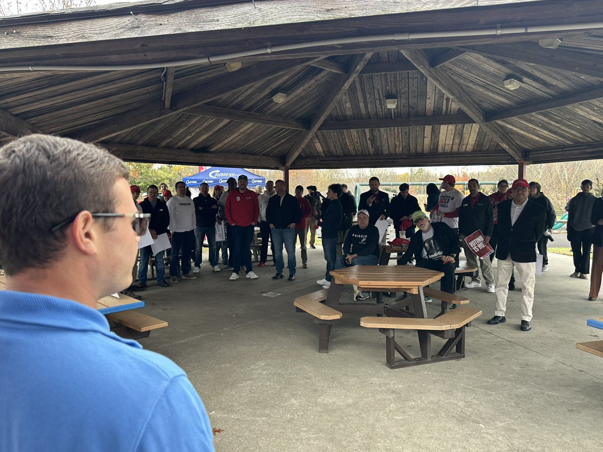 Our Medford, New Jersey Super Chase was a HUGE SUCCESS!

Mobilized a volunteer army of 60 plus to knock doors &amp; chase ballots.

Ready to win this for Jack! 🔜🔴

<a href="/TPAction_/">Turning Point Action</a> <a href="/Maloney/">Cliff Maloney</a> <a href="/JackPosobiec/">Jack Posobiec</a>