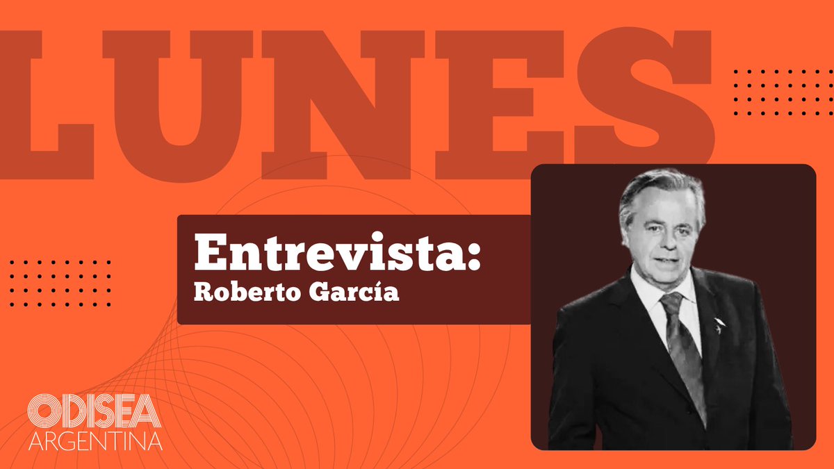 ROBERTO GARCÍA

ESTA NOCHE en #OdiseaArgentina.

➡LN+
📷Lunes, 22 hs.