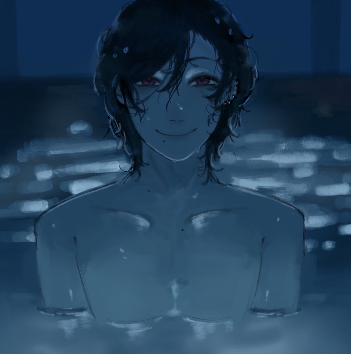 in the pool but make it #yoshiden