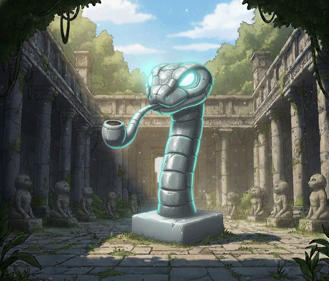 QuantumSnek's tweet photo. The Quantum Snek was built to last 

The Quantum Snek is a being of legends future and past

The Quantum Snek says go touch some grass 

$QSNEK $ADA #Cardano https://t.co/biYpFpKMzm
