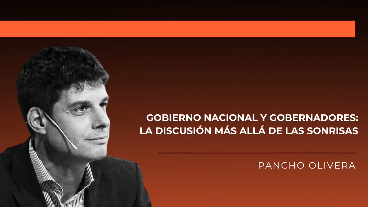 GOBIERNO NACIONAL Y GOBERNADORES: LA DISCUSIÓN MÁS ALLÁ DE LAS SONRISAS

ESTA NOCHE en #OdiseaArgentina: Pancho Olivera.

➡LN+
📷Lunes, 22 hs.