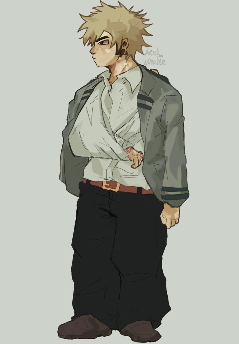 Doodle_bugz1's tweet image. Post war Katsuki #mhatwt